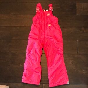 Pink ski pants